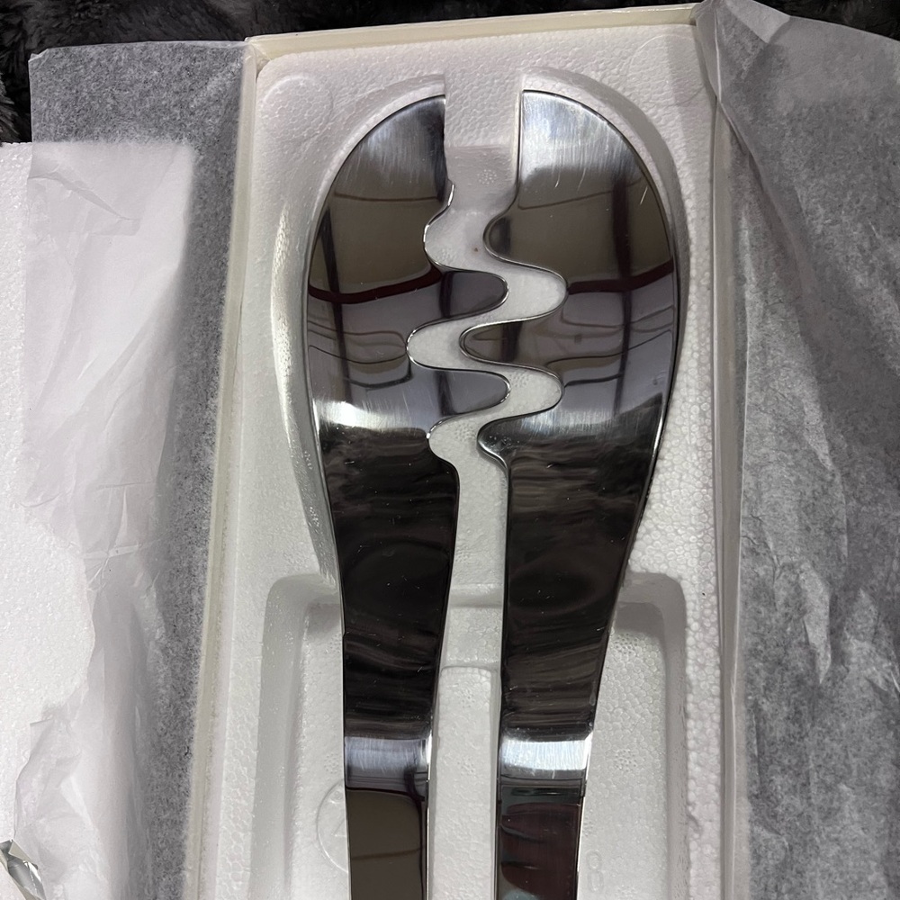 Umbra Ensalada stainless steel salad servers - new in box